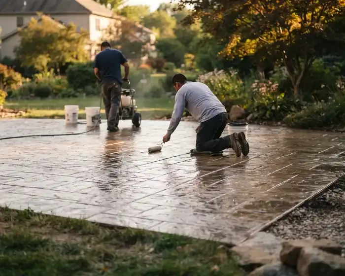 Stamped and Decorative Concrete by F&D Concrete Designs